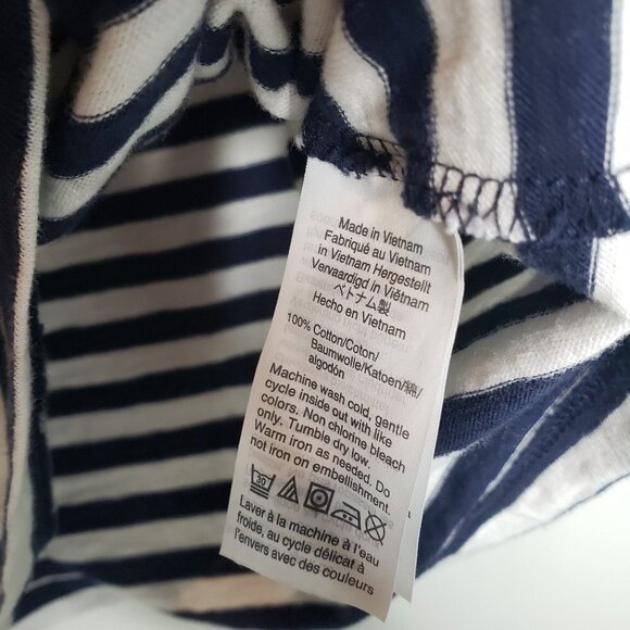 J.Crew Factory Sequin Flamingo Stripe Tee - Picture 6 of 6